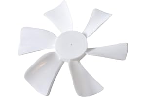 CPVNQMDG 6 inch RV Vent Fan Blade D-Bore Fits Replacement RV Bathroom Camper Vent Fan and Jensen roof Vents and Range Hoods or Any 12 Volt Motor with a 0.094-inch D-Shaped Shaft