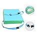 Sunmall Toddler Booster Seat for Dining Table,Chair Increasing Cushion for Baby Kids,Portable Dismountable Adjustable Highchair Booster (Blue+ Green)