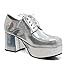Ellie Shoes Men's Platform, Slvh, Medium Silver