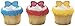 24 pc - Summer Fun Sunglasses Cupcake Picks