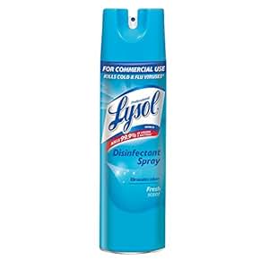 Amazon.com: Professional Lysol Disinfectant Spray, Fresh, 19oz: Health