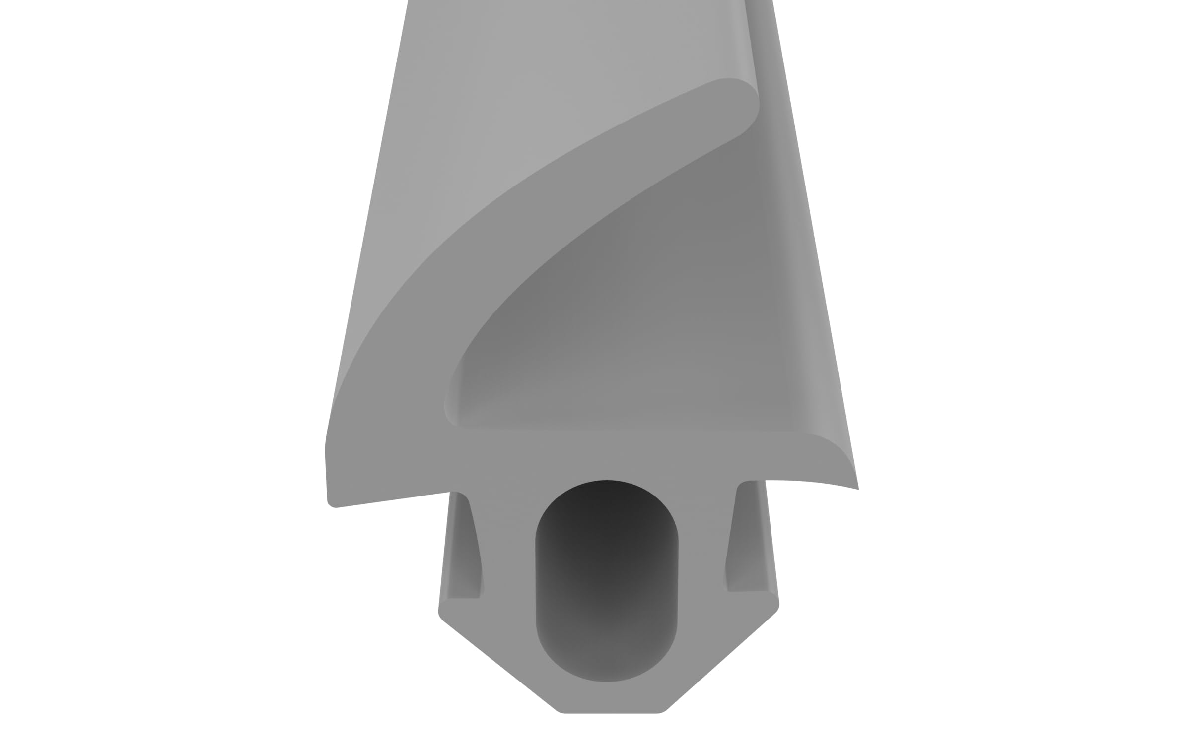 Window Seal for Window Systems, Glazing Seal for Outdoor and Indoor Use Plastic Windows and Aluminium Window Seal (Grey 25 m)