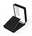 2 Necklace Pendant Gift Boxes Jewelry Displays Black