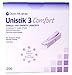 Unistik 3 Comfort Safety Lancets - Box of 200-28G with 1.88mm Penetration Depth
