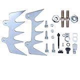 Adefol Chain Saw Bumper Spike/Felling Dog 21pcs Kit for Stihl MS660 MS460 MS440 066 046 044 Replacement Parts with Chain Adjuster Tensioner, Bar Stud, Bar Nut for 1122 664 0503, 1122 664 0508