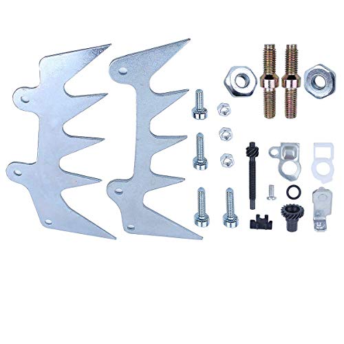 Adefol Chain Saw Bumper Spike/Felling Dog 21pcs Kit for Stihl MS660 MS460 MS440 066 046 044 Replacement Parts with Chain Adjuster Tensioner, Bar Stud, Bar Nut for 1122 664 0503, 1122 664 0508
