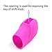 uxcell 37mm Hole Dia Pink Soft Silicone Car Vehicle Gear Shift Knob Cover Protector