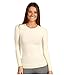 SPANX On Top and in Control Sophisticated Long Sleeve Crew 977 (Vanilla/Medium)