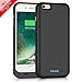 iPhone 6S Plus / 6 Plus Battery Case [6800mAh], Gixvdcu Portable Protective Charging Case for iPhone 6Plus, 6S Plus Extended Backup Charger Ultra Slim - Black