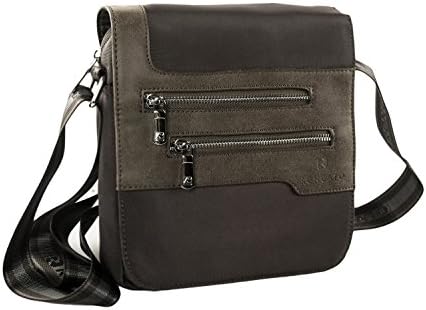 Shoulder belt man R RONCATO brown bag bandolier men pouch with flap F610
