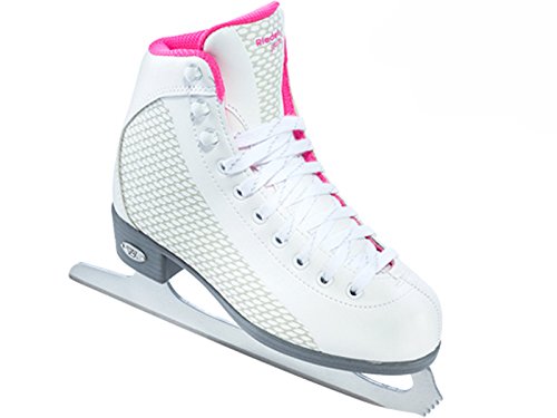 Riedell 13 2015 Model Figure Skates Sparkle (White/Pink, 2)