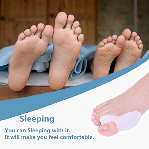 DUORUI 4 Pack Bunion Guards, Bunion Pads, Bunion Cushion, Toe Fixer