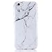 iPhone 6 6s Case, Leminimo White Marble Design, Slim TPU Flexible Shockproof Anti-Scratch Anti-Fingerprint Case - White Marble