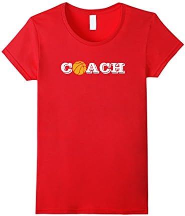 Womens Coach Basketball Shirt for Men, Women & Youth Kids Small Red