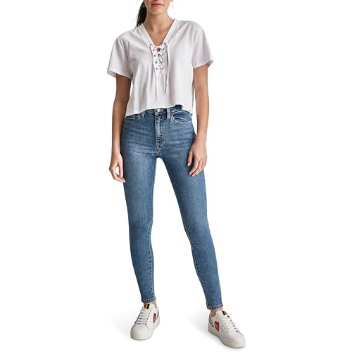 DKNY Women’s Bleecker Shaping Skinny Jeans, Dekalb Wash, 28