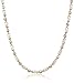 Amazon Essentials Italian Rose-Tone and Polished Sterling Silver Mezzaluna Chain Chain Necklace, 20