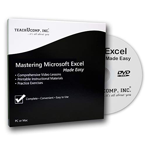 Mastering Microsoft Excel 2013 2010 Made Easy - CPE Ed. - Video Training Tutorial DVD-ROM Course