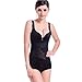 HaloVa Women's Shapewear, Corset Bodysuit Slimming Bodyshaper, Black, M