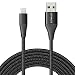 The Ultimate Bundle (10ft) Apple MFi Certified Braided Lightning Cable, Durable iPhone Charger for XS/XS Max/XR/X/8/8 Plus/7/6/ & iPad (Black) primary