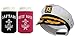 Captain Hat Yacht Cap Funny Beer Coolie Captain and First Mate Can Coolie Bundle
