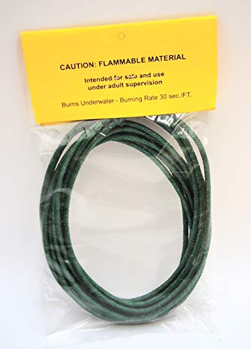 Green Fuse for Model Rocketry 3/32 Diameter 10foot Roll - Thumbnail 3