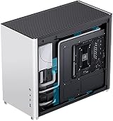 GameMax Spark Micro-ATX Gaming PC Case Dual Tempered Glass USB3 Type C White view 23