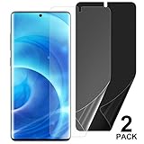 [2-Pack] Galaxy S20 Ultra Privacy Screen Protector [Case Friendly] TPU Ultra HD Film Full Adhesive Soft Film [Support in-Screen Unlock], 2-Way Anti Spy Nano Shield,for Samsung Galaxy S20 Ultra(6.9