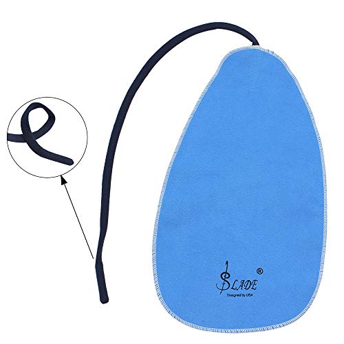 OUYAWEI Artificial Faux Suede Cleaning Cloth for Alto Tenor Flute Clarinet Soprano Saxophone Sax Parts & Accessories - Thumbnail 3