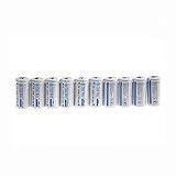 ON THE WAY®16340Flashlight Torch, Photo Camera,Laser Pen for16340 3.7V 12PCS 2000mAh CR123A Protected Durable Rechargeable Lithium High Drain Battery White