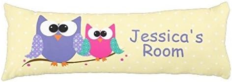 Amazon Com Eongo Cute Owls Personalized Kids Body Pillow Case