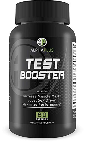 Alpha Plus Test Booster 60 Capsules - Increase Muscle Mass - Maximize Performance - Improved Formula