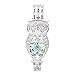 10pcs Grace Owl Pearl Cage Bright Silver Beads Cage Locket Pendant Jewelry Making-for Oyster Pearls, Essential Oil Diffuser, Fun Gifts (Owl)