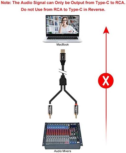 J&D USB C to RCA Audio Cable - Image 3