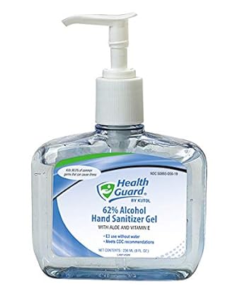 Amazon.com: Health Guard 5619 62% Alcohol Hand Sanitizer