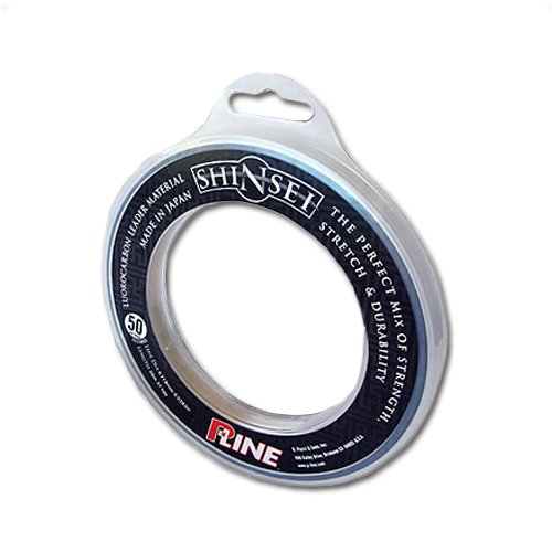 P-Line Shinsei 100-Percent Pure Fluorocarbon Leader Material (25 meter, 50-Pound)