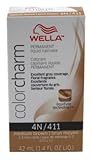 Wella Color Charm Liquid #0411/4N Medium Brown (41ml) (2 Pack)