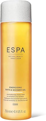 ESPA Energising Bath & Shower Gel 250ml Peppermint Eucalyptus Rosemary view 1