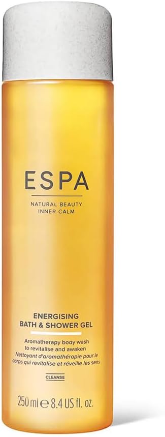 ESPA Energising Bath & Shower Gel 250ml Peppermint Eucalyptus Rosemary