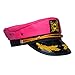 Captain Ford’s Unisex Snapback Neon Captain Hat (Pink) - Perfect for Parties
