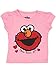 Sesame Street Girls' Modern/Fitted, Pink Elmo Loves You, 2T