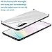 Designed for Samsung Galaxy Note 10 Plus Cases with Tempered Glass Quality Back+TPU Frame Hybrid Shell,Slim Covers,Anti-Drop,White