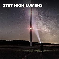 ThruNite T2 LED Flashlight, High 3757 Lumens, USB