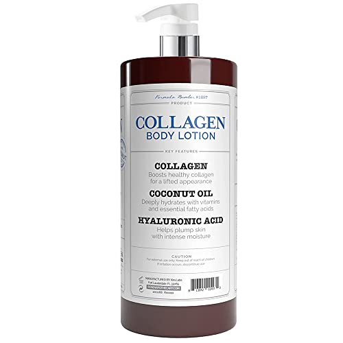 Rosen Apothecary Firming Collagen Body Lotion, Coconut Oil for Firm