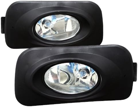 Acura TSX Super White Clear lens 03 06 Fog Light Lamps Kit