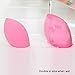 Kissbuty Cosmetics Beauty Sponge Blender for Powder Cream or Liquid Application , Latex Free and Vegan Makeup Sponge (Rose Red)