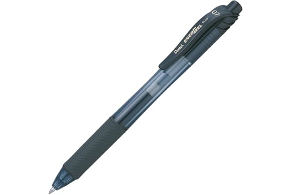 Pentel Caneta Gel Energel X 0.7mm Preta Retrátil SM/BL107-AN