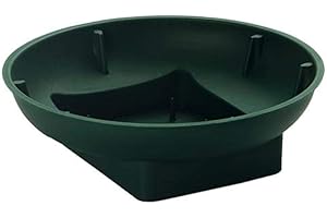 Floral Supply Online - Green Design Bowls for Flower Arrangements, Centerpieces, and Holiday Decorating. (6" Green, 12 Bowls)