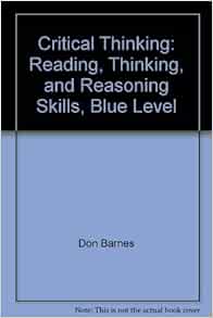 Critical thinking reading thinking and reasoning skills level a image