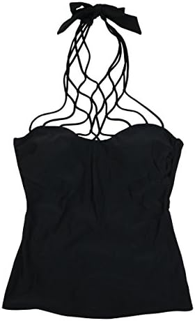 Island Escape Womens Paradise Macrame Halter Swim Top Separates