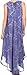 Sakkas 16801 - Laeila Tie Dye Washed Tall Long Sleeveless Tank Top Caftan Dress/Cover up - Dusty Blue - OS